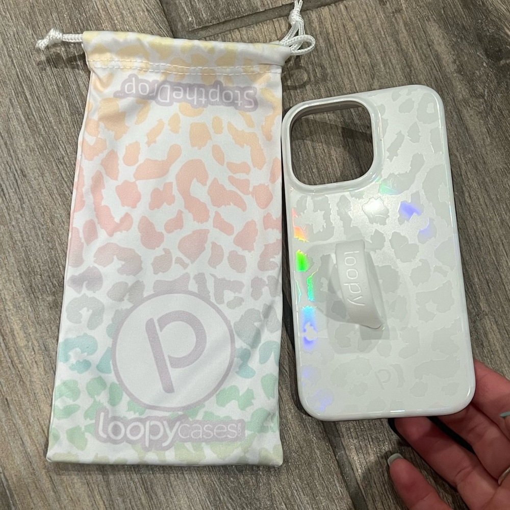 iPhone 13 Pro - Opal Leopard Loopy Case
